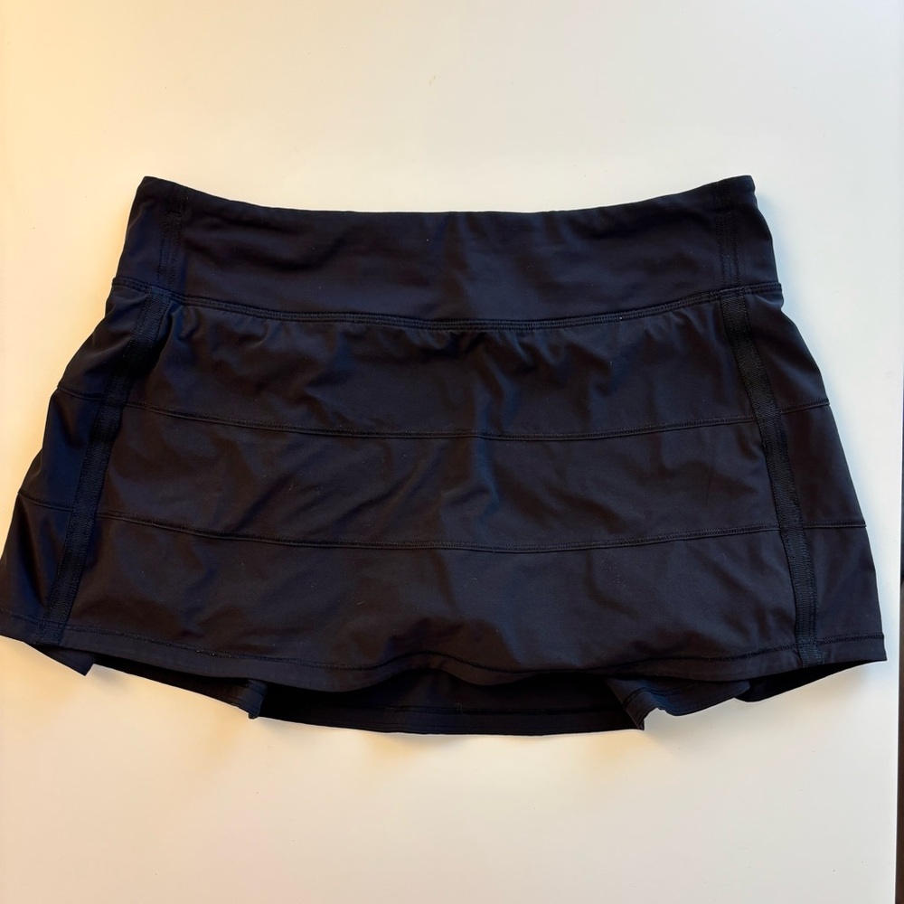Black Athletic lululemon athletica Skort